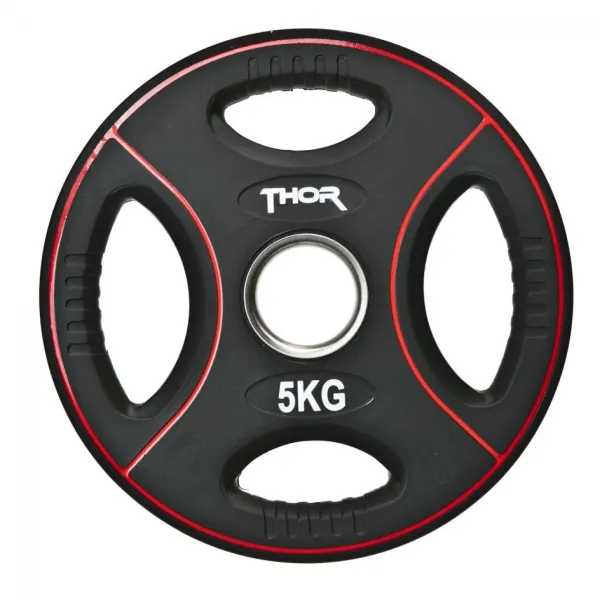 Thor Fitness Viktplatta m. Handtag 5kg (1 st)