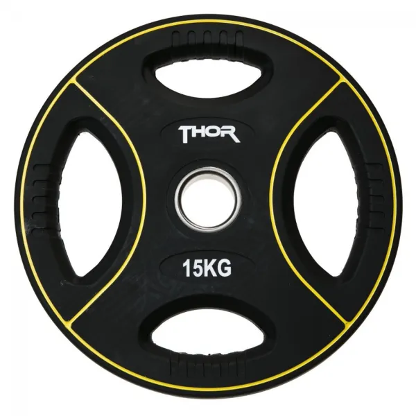 Thor Fitness Viktplatta m. Handtag 15kg (1 st)